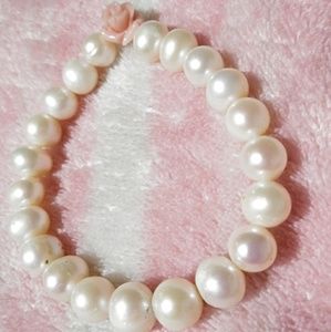 Saltwater Pearl flower bracelet